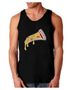 TooLoud Pizza Slice Dark Dark Loose Tank Top-Mens Loose Tank Top-TooLoud-Black-Small-Davson Sales