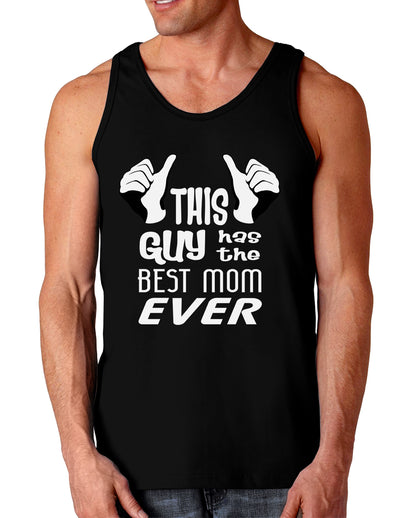 This Guy Has the Best Mom Ever Dark Loose Tank Top-Mens Loose Tank Top-TooLoud-Black-Small-Davson Sales