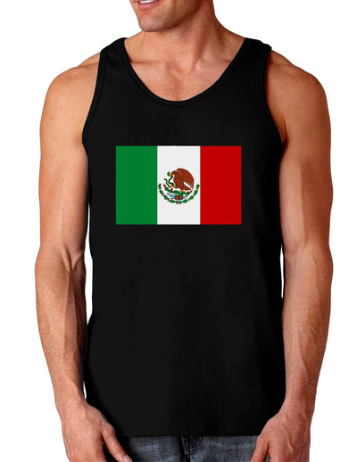 Mexican Flag Dark Loose Tank Top-Mens Loose Tank Top-TooLoud-Black-Small-Davson Sales