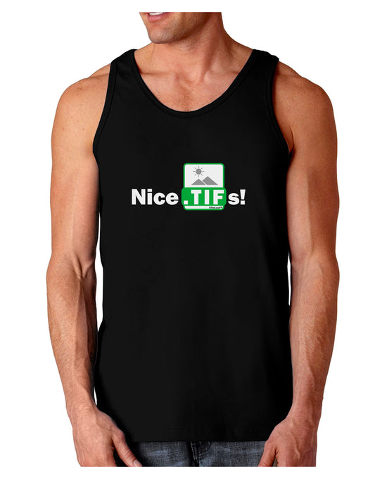 Nice Tifs Dark Loose Tank Top-Mens Loose Tank Top-TooLoud-Black-Small-Davson Sales