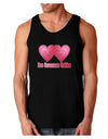 Dos Corazones Unidos Design Dark Loose Tank Top by TooLoud-Mens Loose Tank Top-TooLoud-Black-Small-Davson Sales