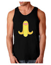 Infatuated Banana - Heart Eyes Dark Loose Tank Top by TooLoud-Mens Loose Tank Top-TooLoud-Black-Small-Davson Sales