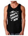 The World's Greatest Mom - Superhero Style Dark Loose Tank Top by TooLoud-Mens Loose Tank Top-TooLoud-Black-Small-Davson Sales