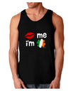 Kiss and Irish Flag Shamrock - Kiss Me I'm Irish Dark Loose Tank Top by TooLoud-Mens Loose Tank Top-TooLoud-Black-Small-Davson Sales