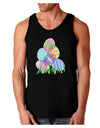 Gel Look Easter Eggs Dark Loose Tank Top-Mens Loose Tank Top-TooLoud-Black-Small-Davson Sales