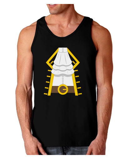 Pirate Captain Costume Gold Dark Loose Tank Top-Mens Loose Tank Top-TooLoud-Black-Small-Davson Sales