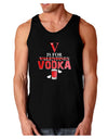 V Is For Vodka Dark Loose Tank Top-Mens Loose Tank Top-TooLoud-Black-Small-Davson Sales