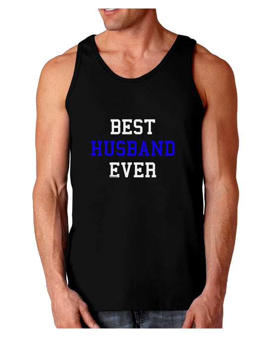 Best Husband Ever Dark Loose Tank Top-Mens Loose Tank Top-TooLoud-Black-Small-Davson Sales
