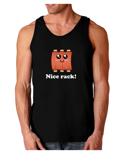 Nice Rack Dark Loose Tank Top-Mens Loose Tank Top-TooLoud-Black-Small-Davson Sales