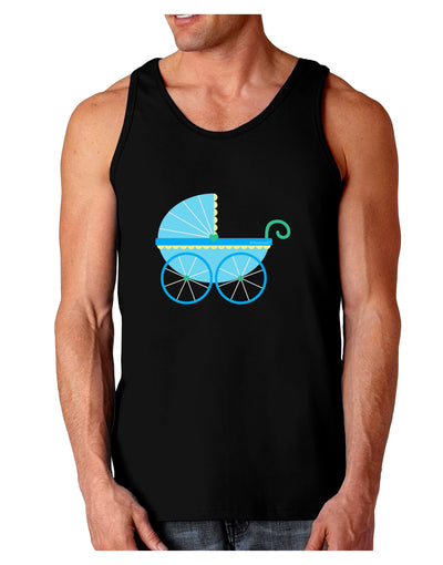 Baby Boy Carriage Dark Loose Tank Top-Mens Loose Tank Top-TooLoud-Black-Small-Davson Sales