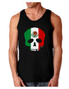 Skull Flag Mexico Dark Loose Tank Top-Mens Loose Tank Top-TooLoud-Black-Small-Davson Sales