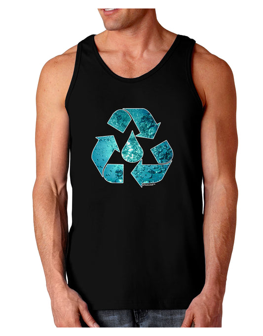Water Conservation Dark Loose Tank Top by TooLoud-Mens Loose Tank Top-TooLoud-Black-Small-Davson Sales