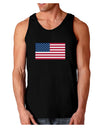 American Flag - Marijuana Leaf Dark Loose Tank Top-Mens Loose Tank Top-TooLoud-Black-Small-Davson Sales