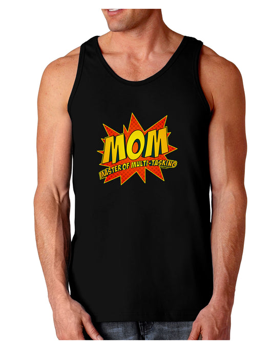 Mom Master Of Multi-tasking Dark Loose Tank Top-Mens Loose Tank Top-TooLoud-Black-Small-Davson Sales