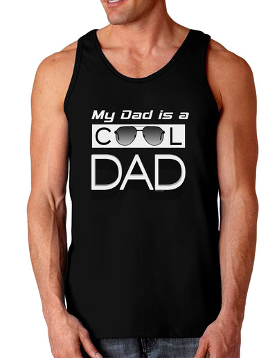 My Dad is a Cool Dad Dark Loose Tank Top-Mens Loose Tank Top-TooLoud-Black-Small-Davson Sales