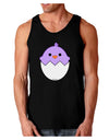 Cute Hatching Chick - Purple Dark Loose Tank Top by TooLoud-Mens Loose Tank Top-TooLoud-Black-Small-Davson Sales