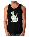 Happy St. Catty's Day - St. Patrick's Day Cat Dark Loose Tank Top by TooLoud-Mens Loose Tank Top-TooLoud-Black-Small-Davson Sales