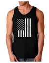 Stamp Style American Flag - Distressed Dark Loose Tank Top by TooLoud-Mens Loose Tank Top-TooLoud-Black-Small-Davson Sales