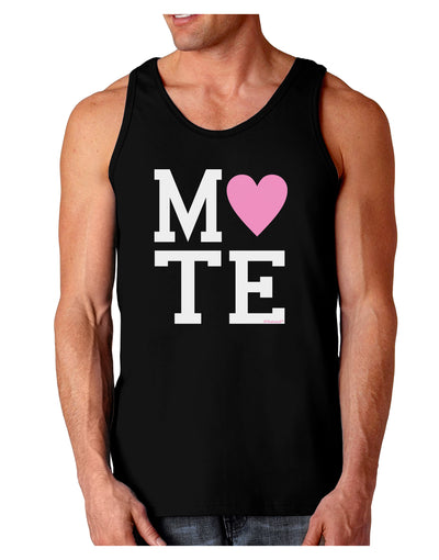 Matching Soulmate Design - Mate - Pink Dark Loose Tank Top by TooLoud-Mens Loose Tank Top-TooLoud-Black-Small-Davson Sales