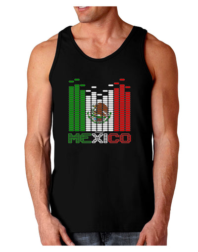 Mexican Flag Levels - Cinco De Mayo Text Dark Loose Tank Top-Mens Loose Tank Top-TooLoud-Black-Small-Davson Sales