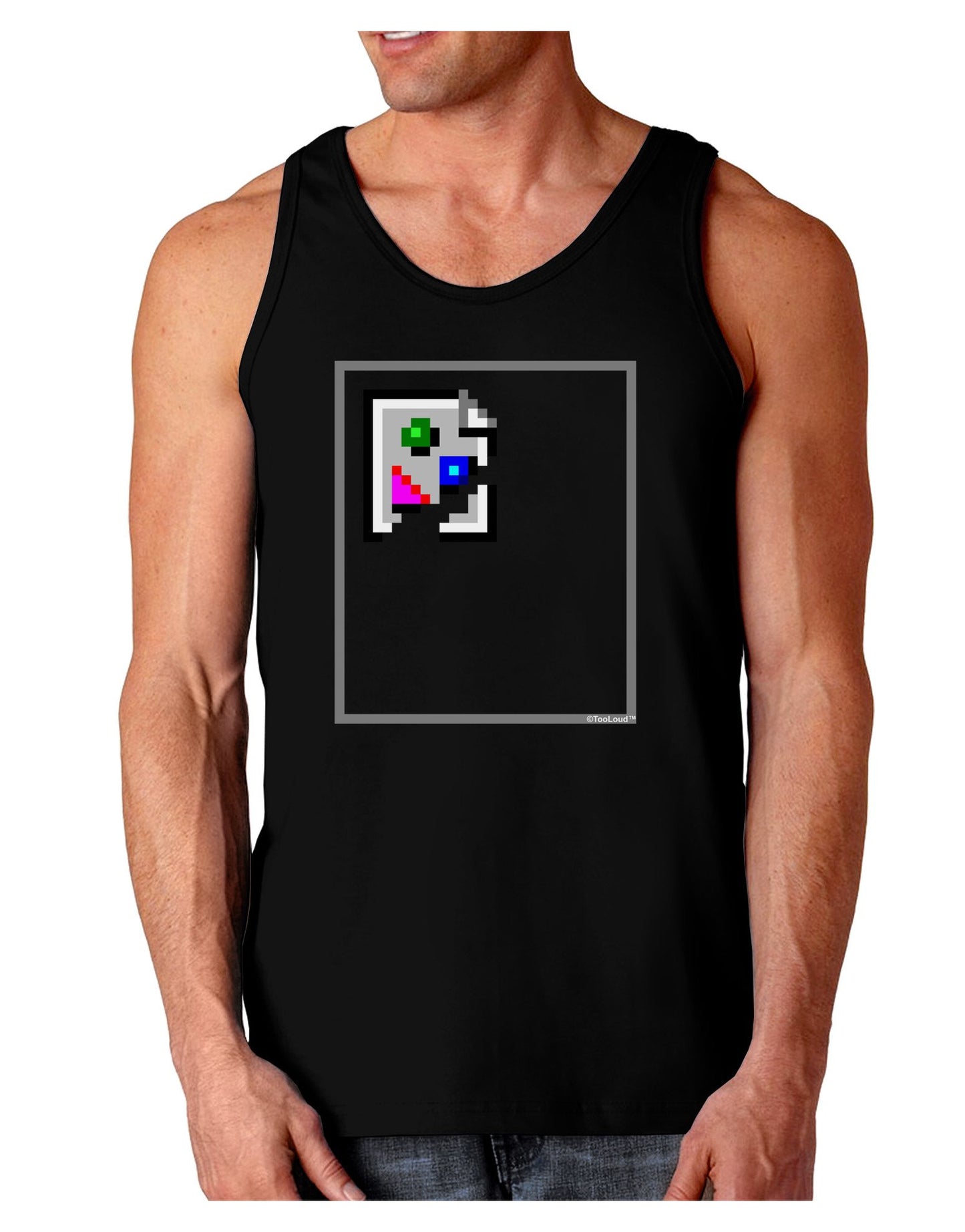 Broken Image Link - Tech Humor Dark Loose Tank Top by-Mens Loose Tank Top-TooLoud-Black-XXX-Large-Davson Sales