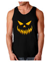 Scary Evil Jack O' Lantern Pumpkin Face Dark Loose Tank Top-Mens Loose Tank Top-TooLoud-Black-Small-Davson Sales