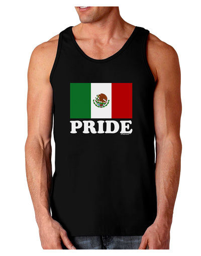 Mexican Pride - Mexican Flag Dark Loose Tank Top by TooLoud-Mens Loose Tank Top-TooLoud-Black-Small-Davson Sales