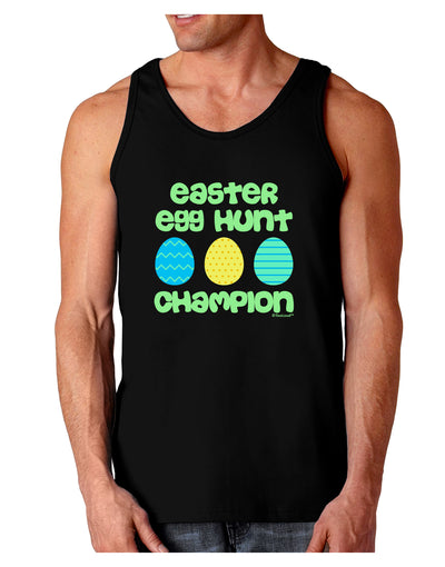 Easter Egg Hunt Champion - Blue and Green Dark Loose Tank Top by TooLoud-Mens Loose Tank Top-TooLoud-Black-Small-Davson Sales