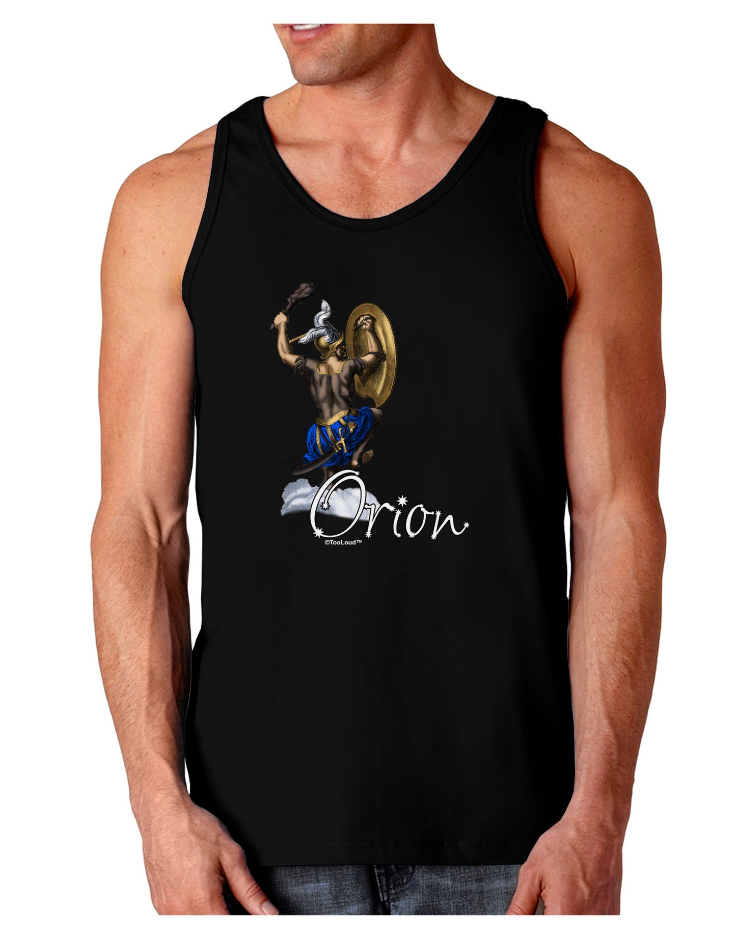 Orion Color Illustration Dark Loose Tank Top-Mens Loose Tank Top-TooLoud-Black-Small-Davson Sales