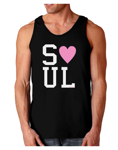 Matching Soulmate Design - Soul - Pink Dark Loose Tank Top by TooLoud-Mens Loose Tank Top-TooLoud-Black-Small-Davson Sales