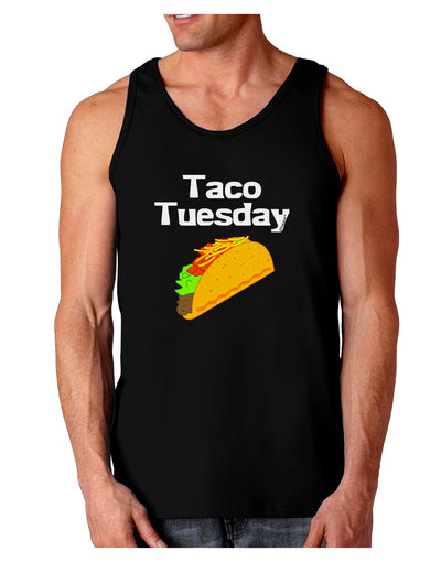 Taco Tuesday Design Dark Loose Tank Top by TooLoud-Mens Loose Tank Top-TooLoud-Black-Small-Davson Sales