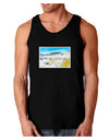 CO Snow Scene Watercolor Dark Loose Tank Top-Mens Loose Tank Top-TooLoud-Black-Small-Davson Sales