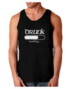 Drunk Loading Bar Dark Loose Tank Top by TooLoud-Mens Loose Tank Top-TooLoud-Black-Small-Davson Sales