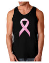 Pink Breast Cancer Awareness Ribbon - Stronger Everyday Dark Loose Tank Top-Mens Loose Tank Top-TooLoud-Black-Small-Davson Sales