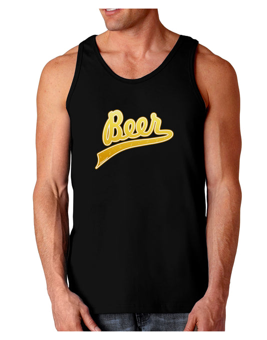 Beer Jersey Dark Loose Tank Top-Mens Loose Tank Top-TooLoud-Black-Small-Davson Sales