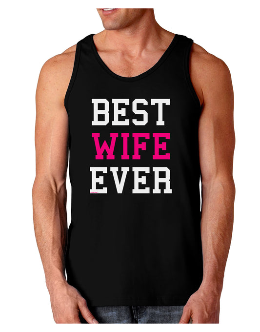 Best Wife Ever Dark Loose Tank Top-Mens Loose Tank Top-TooLoud-Black-Small-Davson Sales