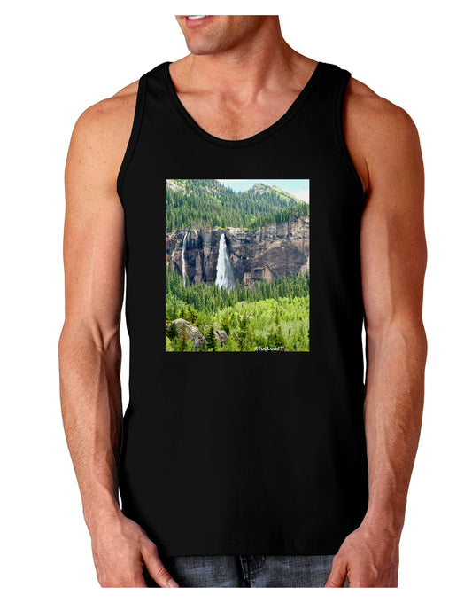 Beautiful Cliffs Nature Dark Loose Tank Top by-Mens Loose Tank Top-TooLoud-Black-Small-Davson Sales