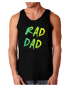 Rad Dad Design - 80s Neon Dark Loose Tank Top-Mens Loose Tank Top-TooLoud-Black-Small-Davson Sales