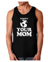 Respect Your Mom - Mother Earth Design Dark Loose Tank Top-Mens Loose Tank Top-TooLoud-Black-Small-Davson Sales