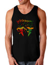 Jejeje Mexican Chili Peppers Dark Loose Tank Top-Mens Loose Tank Top-TooLoud-Black-Small-Davson Sales