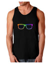 Pride Rainbow Glasses Dark Loose Tank Top by TooLoud-Mens Loose Tank Top-TooLoud-Black-Small-Davson Sales