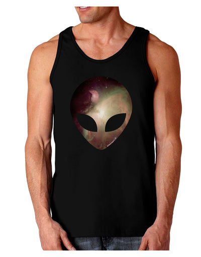 Extraterrestrial Face - Space #2 Dark Loose Tank Top by TooLoud-Mens Loose Tank Top-TooLoud-Black-Small-Davson Sales