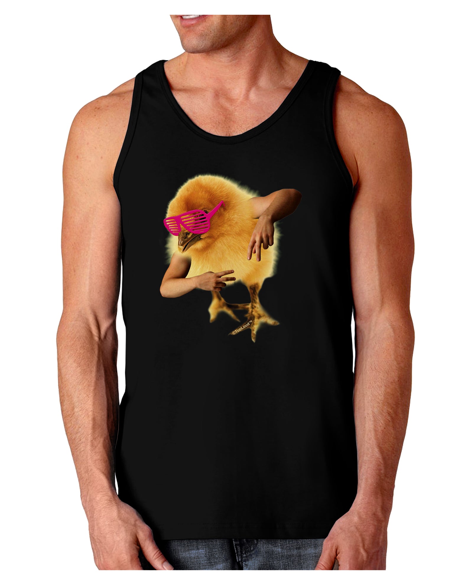 Bro Chick Dark Loose Tank Top-Mens Loose Tank Top-TooLoud-Black-Small-Davson Sales