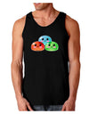 Cute RPG Slime - Trio Dark Loose Tank Top by TooLoud-Mens Loose Tank Top-TooLoud-Black-Small-Davson Sales