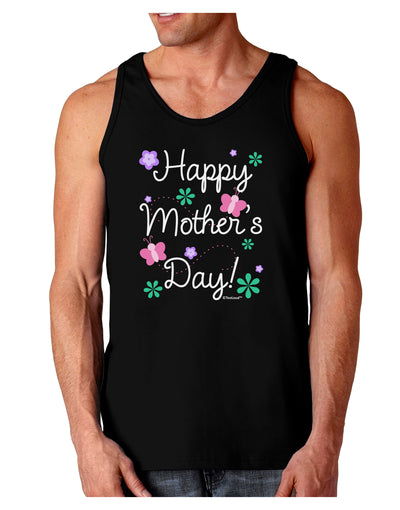 Happy Mother's Day Design Dark Loose Tank Top by TooLoud-Mens Loose Tank Top-TooLoud-Black-Small-Davson Sales