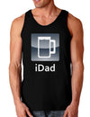 iDad Beer Dark Loose Tank Top-Mens Loose Tank Top-TooLoud-Black-Small-Davson Sales