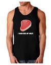 I Hand-Rub My Meat - Steak Dark Loose Tank Top-Mens Loose Tank Top-TooLoud-Black-Small-Davson Sales