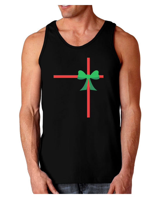 Christmas Present Gift Dark Loose Tank Top-Mens Loose Tank Top-TooLoud-Black-Small-Davson Sales