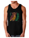 Owl of Athena Dark Loose Tank Top by TooLoud-Mens Loose Tank Top-TooLoud-Black-Small-Davson Sales