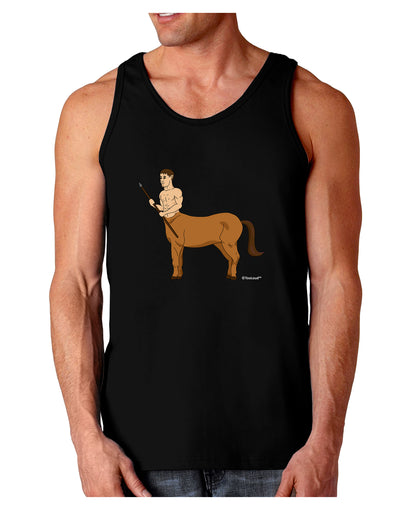 Greek Mythology Centaur Design - Color Dark Loose Tank Top by TooLoud-Mens Loose Tank Top-TooLoud-Black-Small-Davson Sales